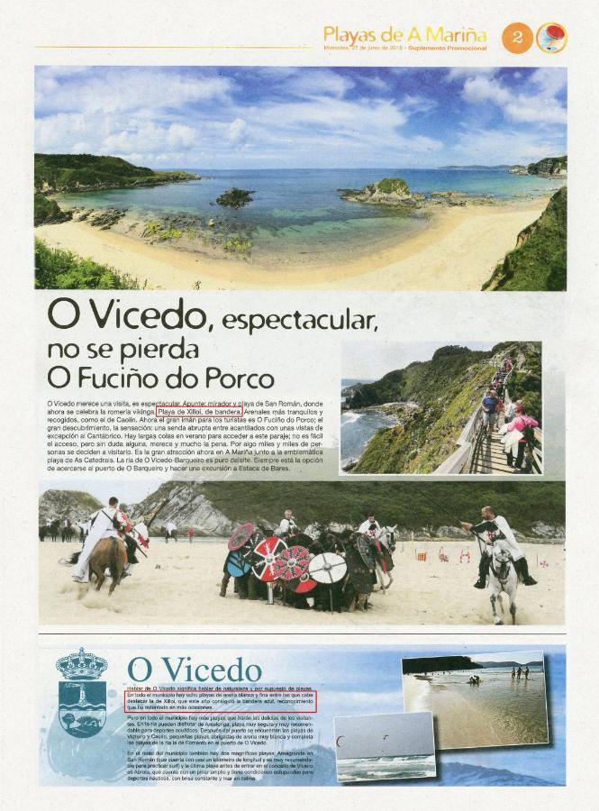 Xilloi Playa Villa O Vicedo Buitenkant foto